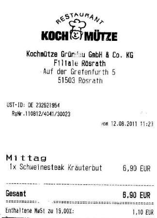 tfih Hffner Kochmtze Restaurant